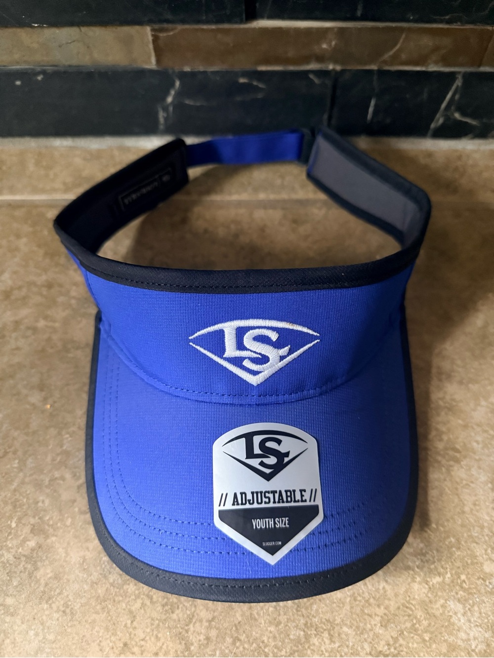 Louisville Slugger Visor Youth Baseball Blue Adjustable Hat New FAST SHIPPING